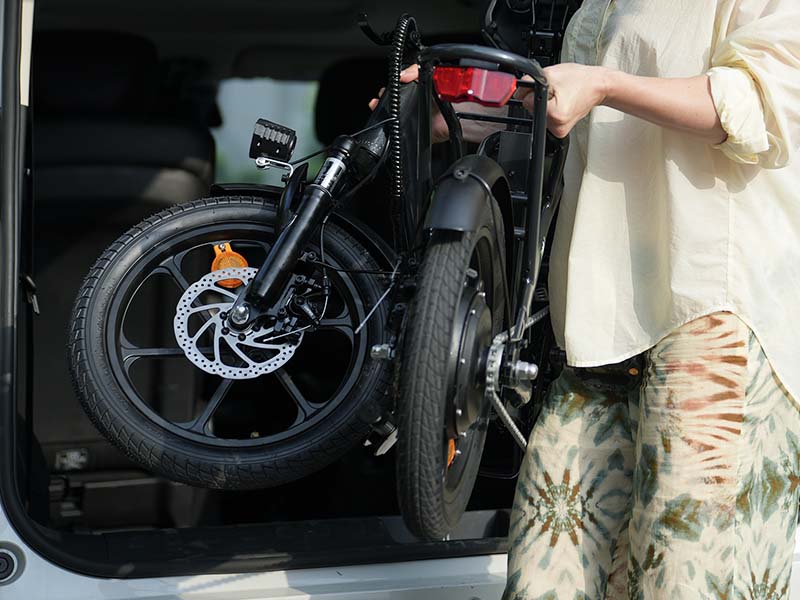 electric bike with rear light