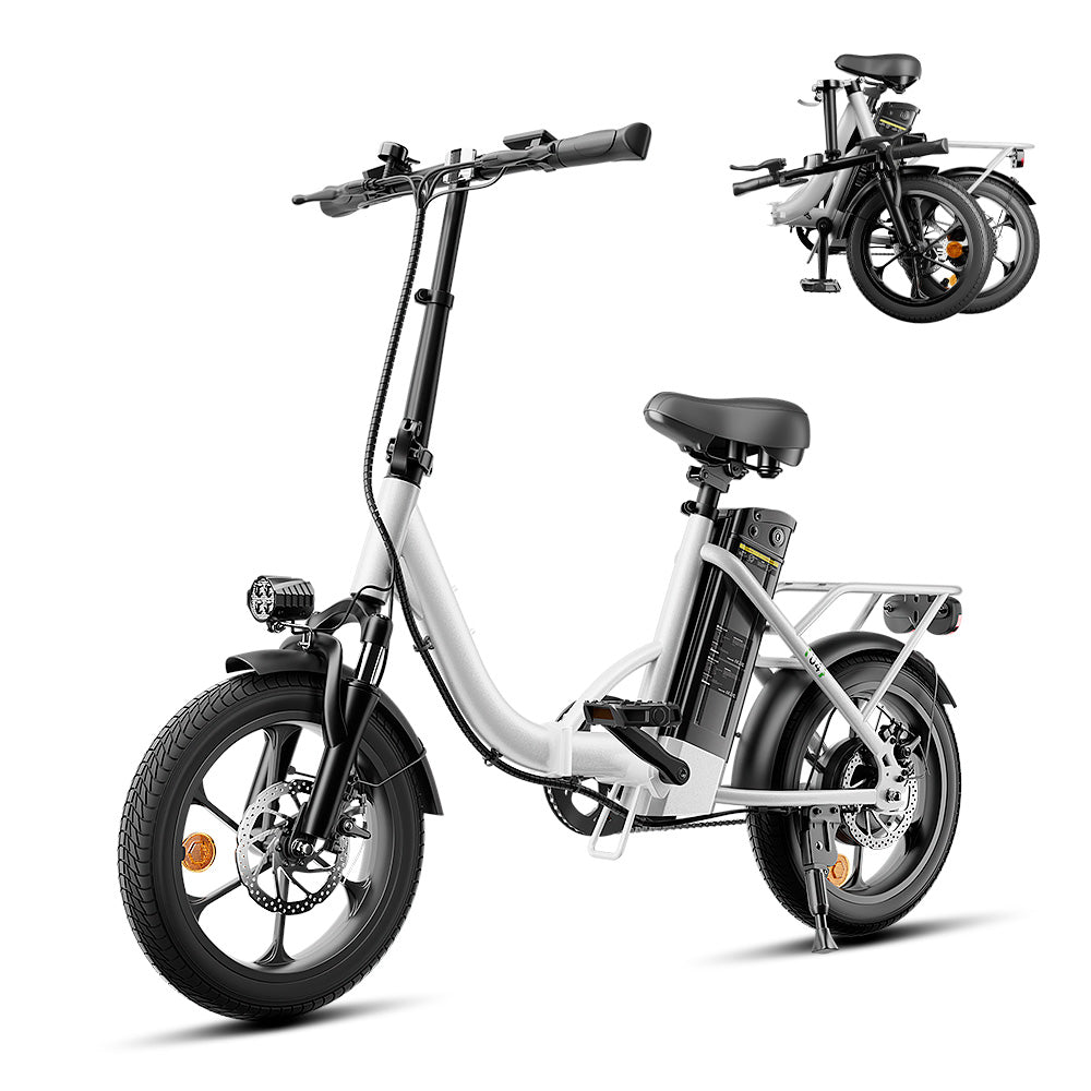 e bike klapprad mit gasgriff U4 Tiefeinsteiger Falt-E-Bike mit Komfortrahmen