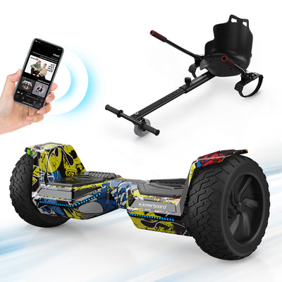 iHoverboard H8 LED Schwarz Hoverboard Gelände 8.5"