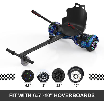 iScooter Hoverboard mit Sitz - Hoverkart Set 6,5 Zoll Hoverboards Kinder,  Hoverboards mit Bluetooth und LED-Farblichträder, Go-Kart Hoverboard mit  Sitz komplett Set, Geschenk für Junge und Mädchen : : Sport &  Freizeit