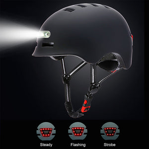 e scooter Fahrradhelm mit LED-Licht