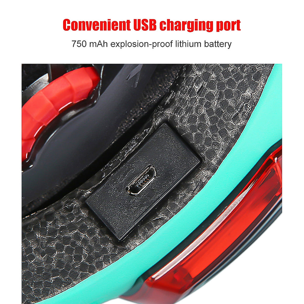 iScooter® Fahrradhelm mit LED-Licht Verschiedene Farben, um Ihrer Gewohnheit und Sicherheit zu entsprechen