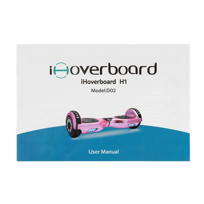 H1 Hot Pink 700-W-Motor LED Balance Hoverboard Bluetooth 6.5"