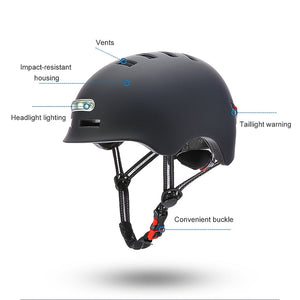 e scooter kaufen Fahrradhelm mit LED-Licht