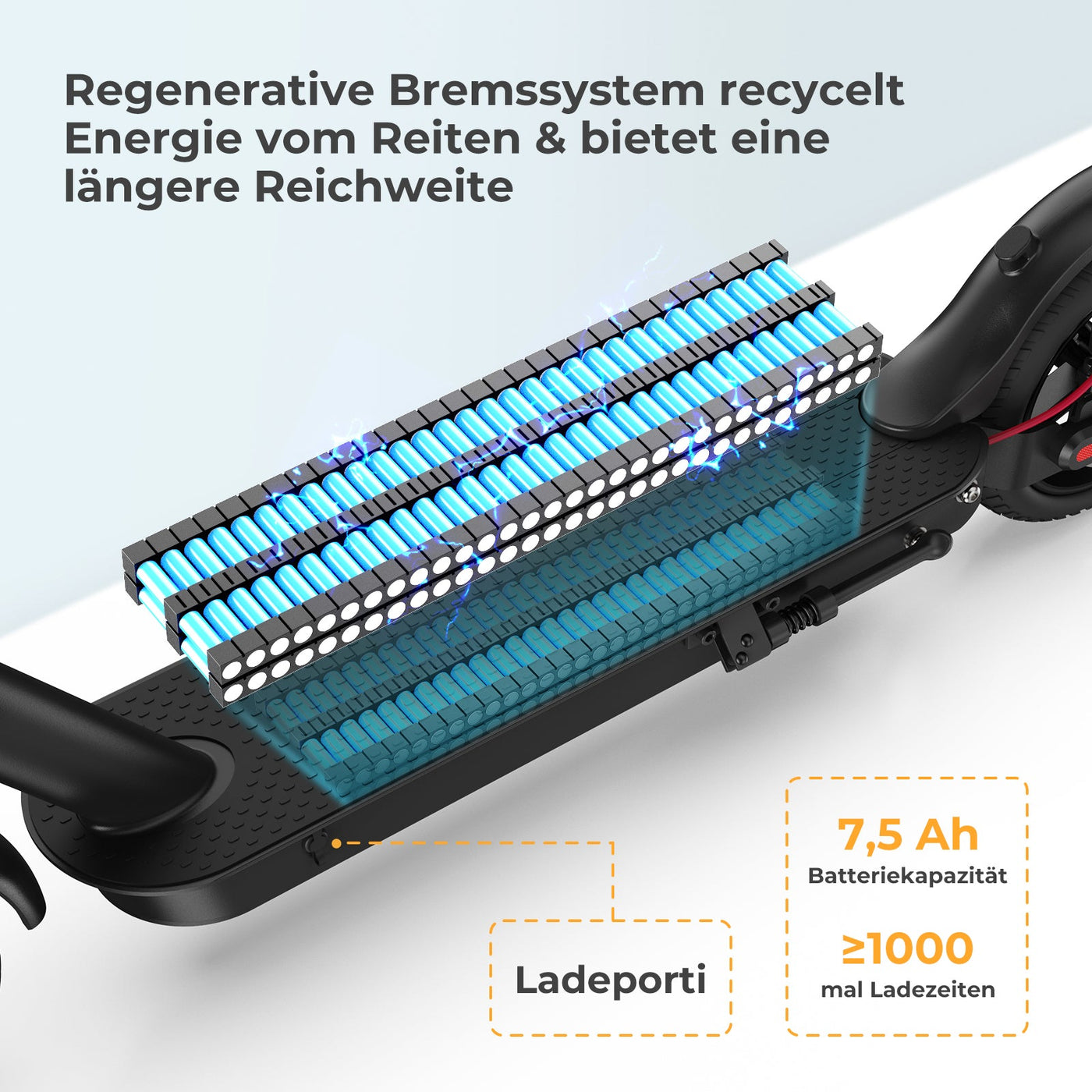 iScooter® E9 E-Scooter Mit Straßenzulassung (ABE,eKFV)