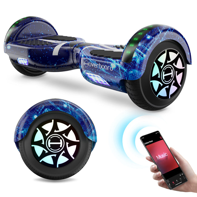 11. Bild von iHoverboard H4 Blaues Bluetooth-Hoverboard 6.5"