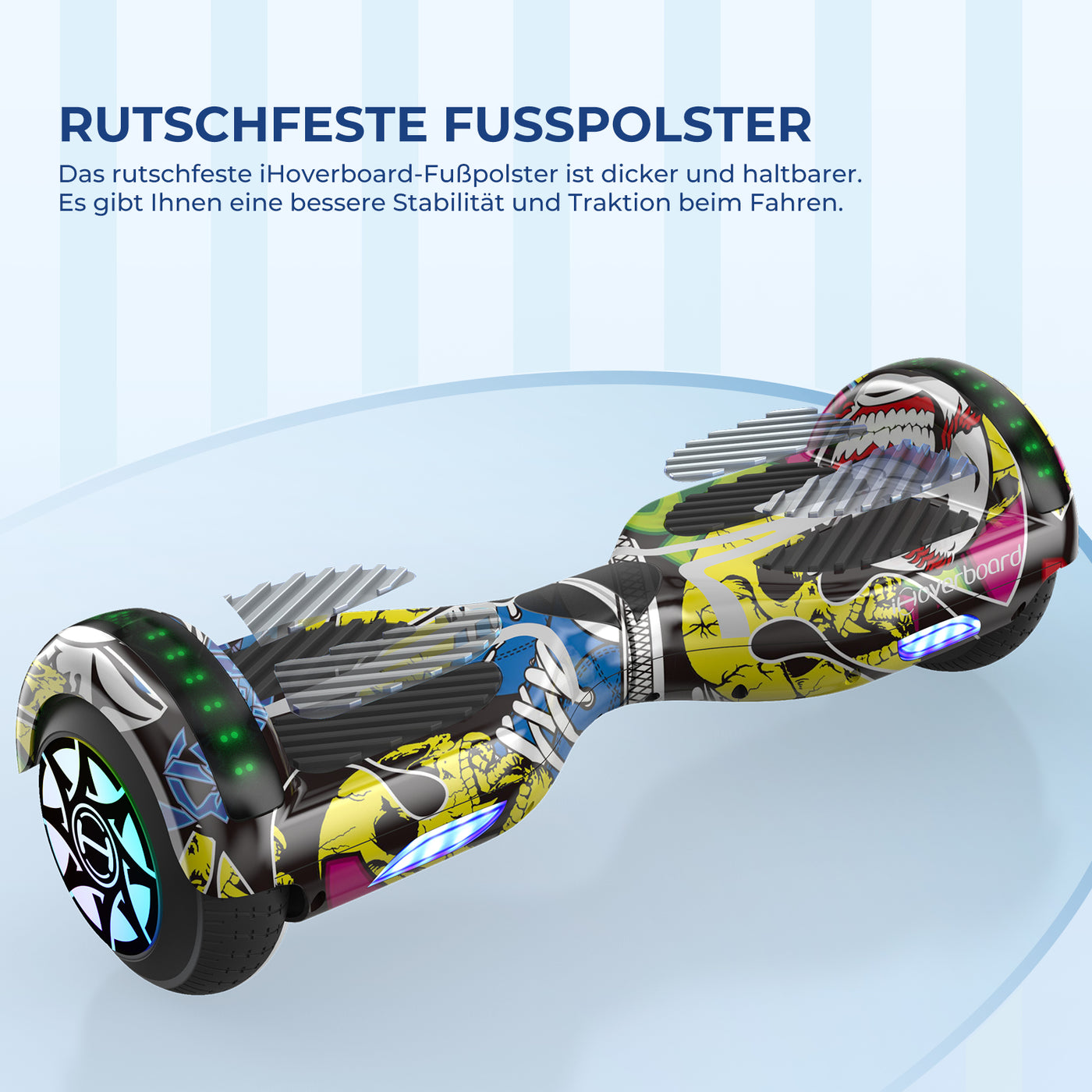 iHoverboard H4 Gelbes Bluetooth-Hoverboard 6.5"
