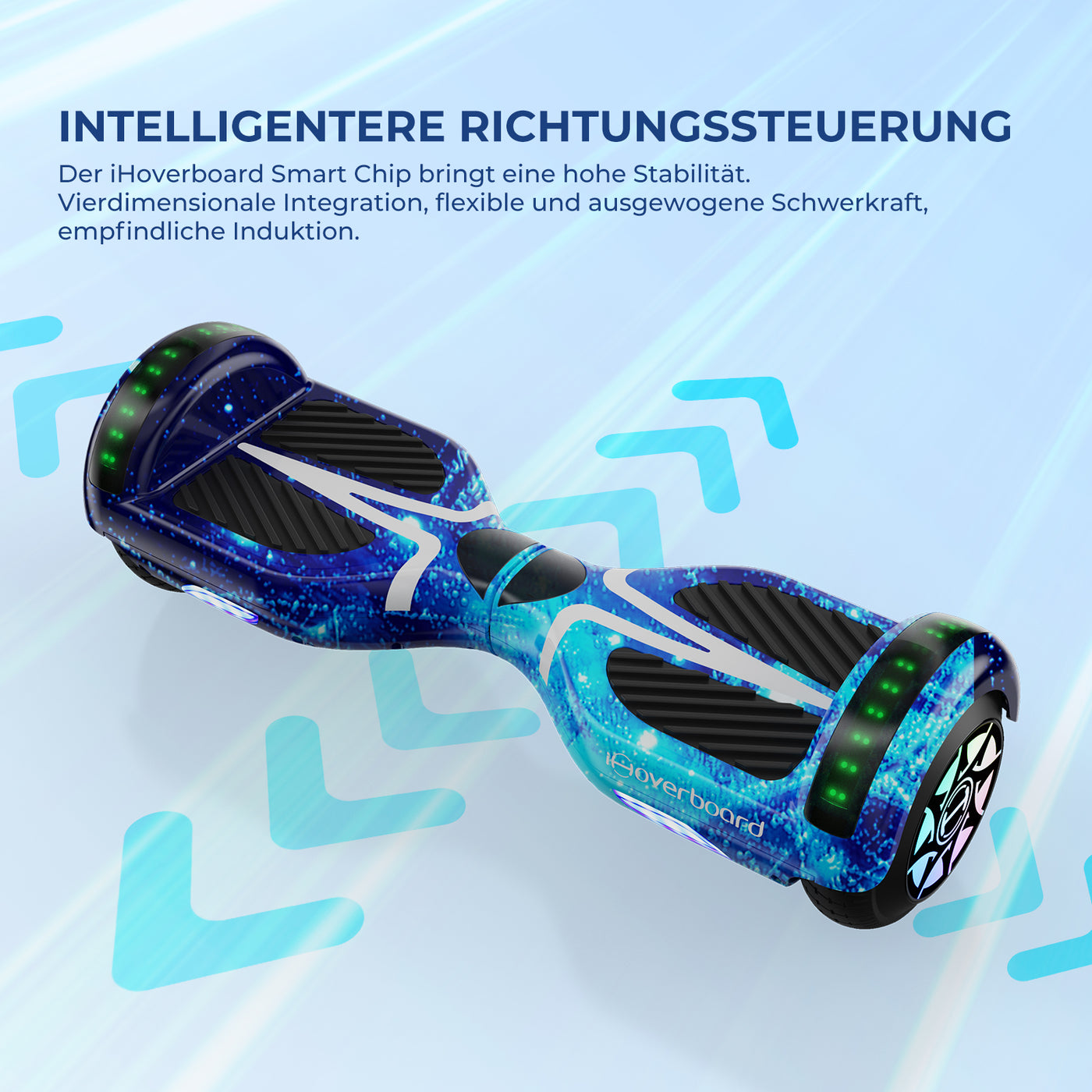 iHoverboard H4 Blaues Bluetooth-Hoverboard 6.5"