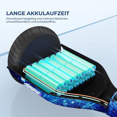 iHoverboard H4 Blaues Bluetooth-Hoverboard 6.5"