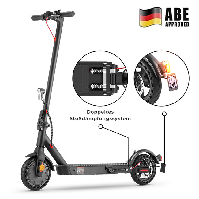 Bild von iScooter E-Scooter Mit Straßenzulassung Mit Doppelfederung (ABE,eKFV)