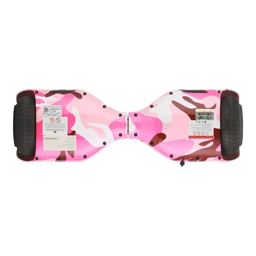 H1 Hot Pink 700-W-Motor LED Balance Hoverboard Bluetooth 6.5"