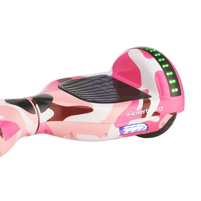 H1 Hot Pink 700-W-Motor LED Balance Hoverboard Bluetooth 6.5"