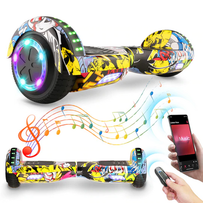 H1 Gelbes 700-W-Motor Balance Hoverboard Bluetooth 6.5"